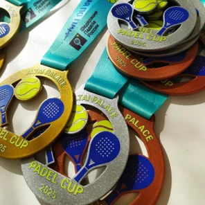 Медали из металла Падел